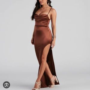 Bronze dress
